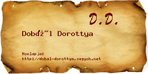 Dobál Dorottya névjegykártya